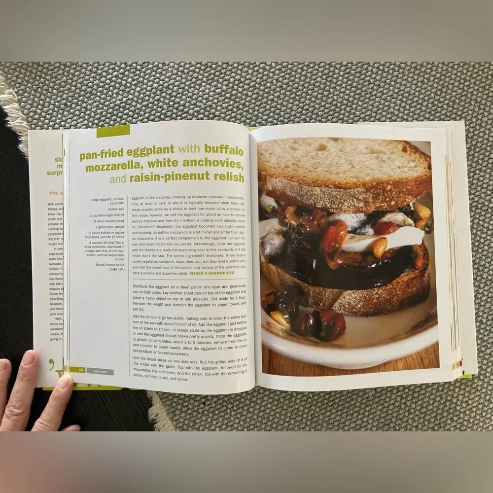 Wichcraft cookbook by Top Chef’s Tom Colicchio cookbook